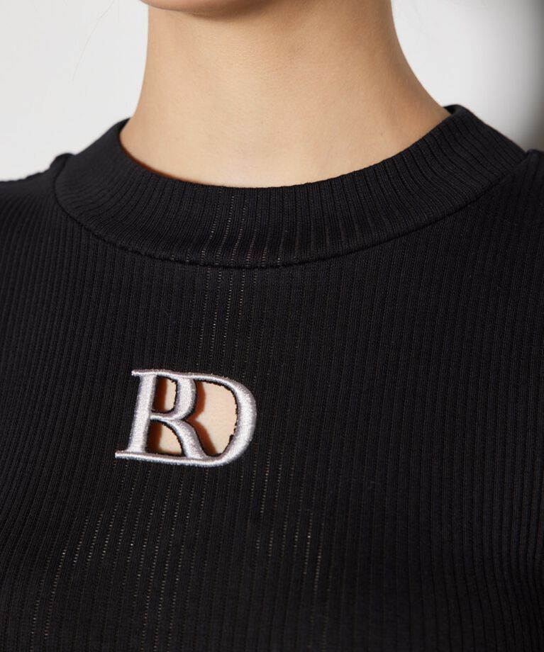 rienda「RDロゴカットコンビワンピース」|ワンピース|