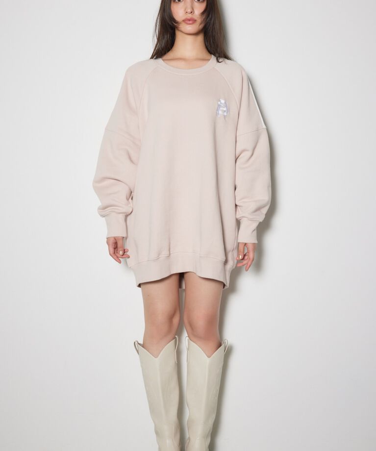 rienda「ラグランスウェットミニワンピース」|ワンピース|
