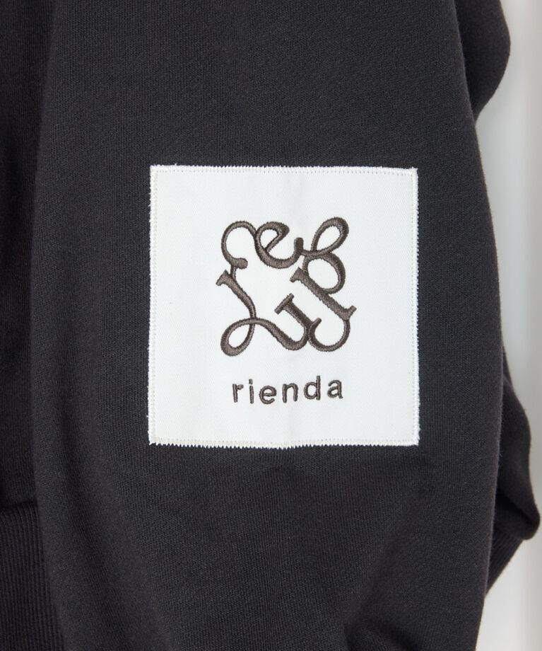 rienda「Rパッチ付きユニセックススウェットトップス」|Tシャツ・カットソー|