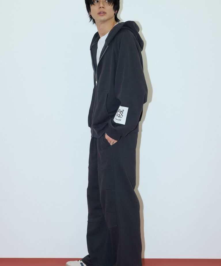 rienda「Rパッチ付きユニセックススウェットトップス」|Tシャツ・カットソー|