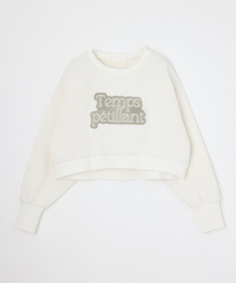 rienda「サガラ刺繍スウェットトップス」|Tシャツ・カットソー|