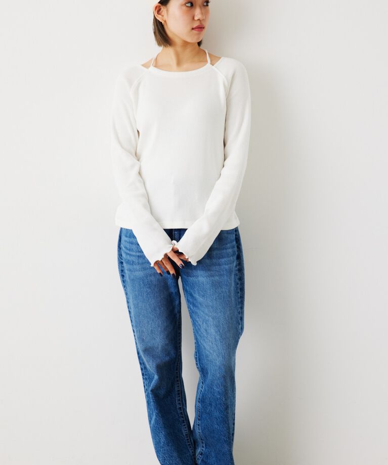 RODEO CROWNS「Rough Chic SMOOTH FLARE」|デニム|BLU