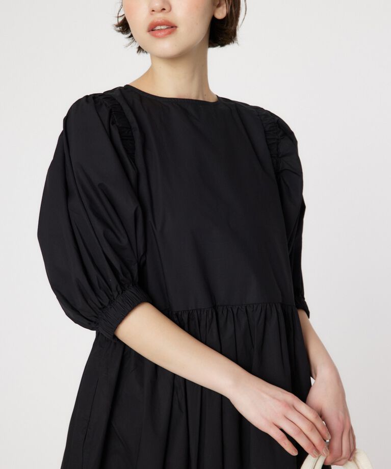 RODEO CROWNS「袖ボリュームワンピース」|ワンピース|BLK