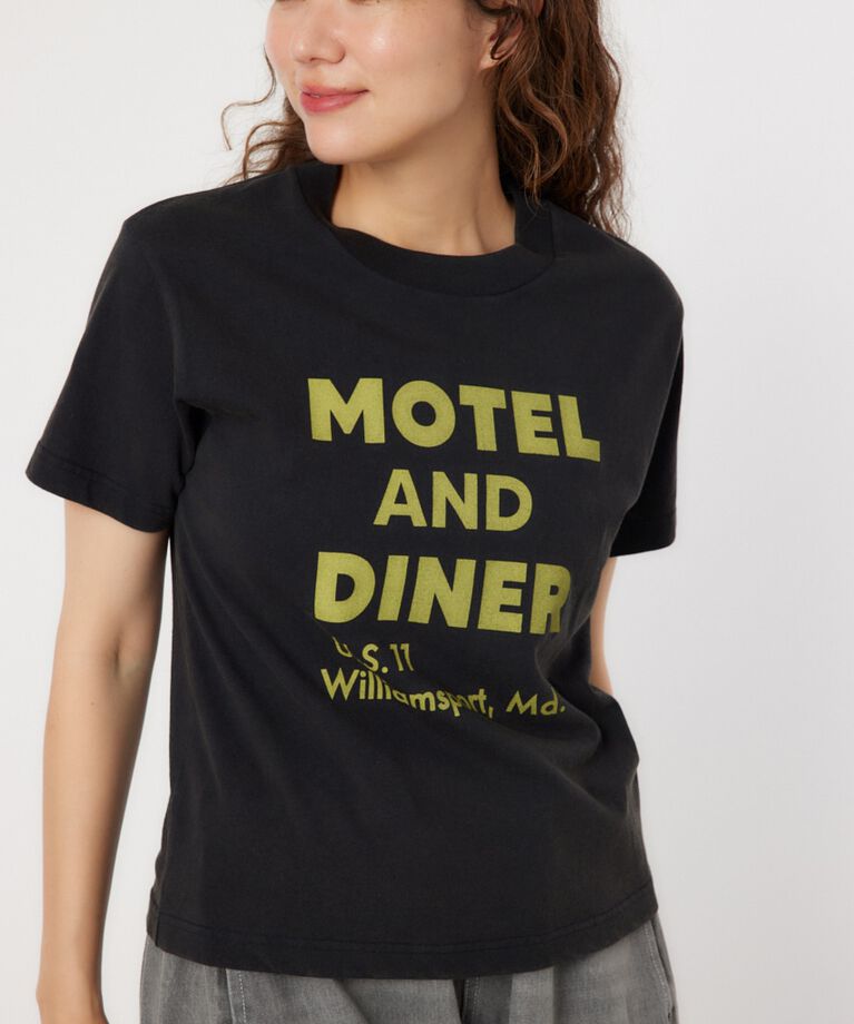 RODEO CROWNS「MOTEL AND DINER VINTAGE Tシャツ」|Tシャツ・カットソー|BLK