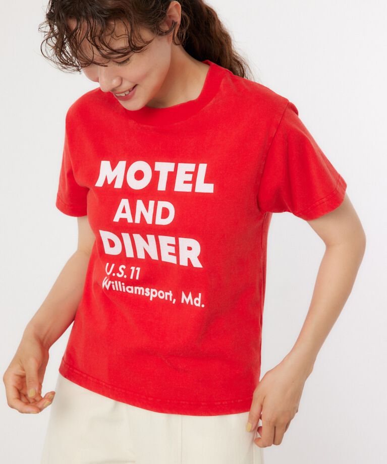 RODEO CROWNS「MOTEL AND DINER VINTAGE Tシャツ」|Tシャツ・カットソー|RED