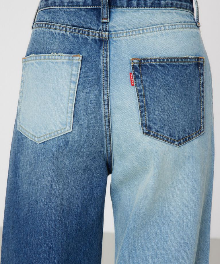 RODEO CROWNS「アシンメトリーDENIM PT」|デニム|