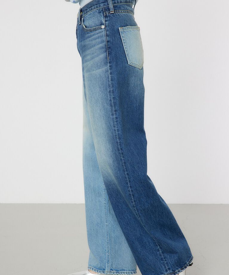 RODEO CROWNS「アシンメトリーDENIM PT」|デニム|