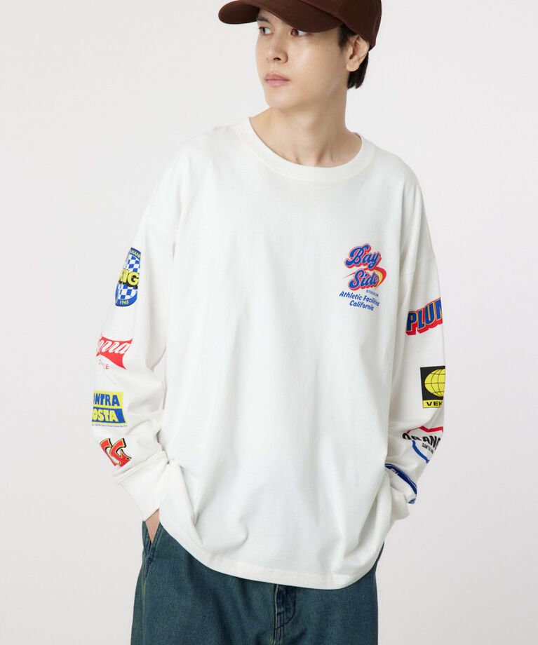 RODEO CROWNS「Ads L/S Tシャツ」|Tシャツ・カットソー|WHT