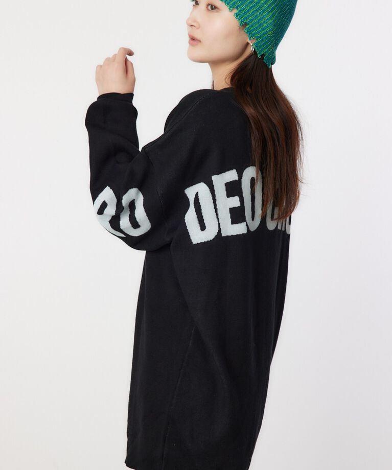 RODEO CROWNS「スウェットライクロゴニットワンピース」|ワンピース|
