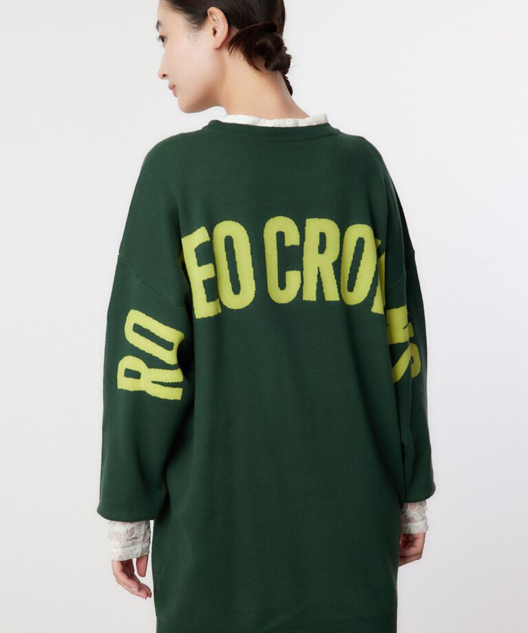 RODEO CROWNS「スウェットライクロゴニットワンピース」|ワンピース|D/GRN3