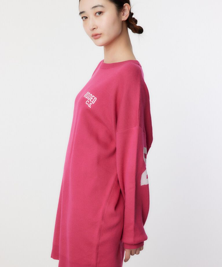 RODEO CROWNS「スウェットライクロゴニットワンピース」|ワンピース|