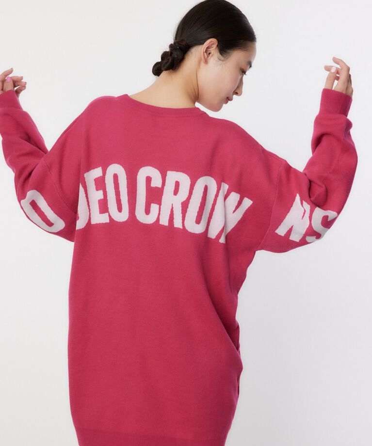 RODEO CROWNS「スウェットライクロゴニットワンピース」|ワンピース|