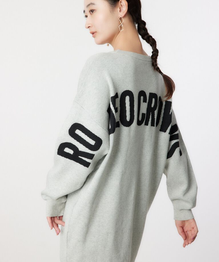 RODEO CROWNS「スウェットライクロゴニットワンピース」|ワンピース|