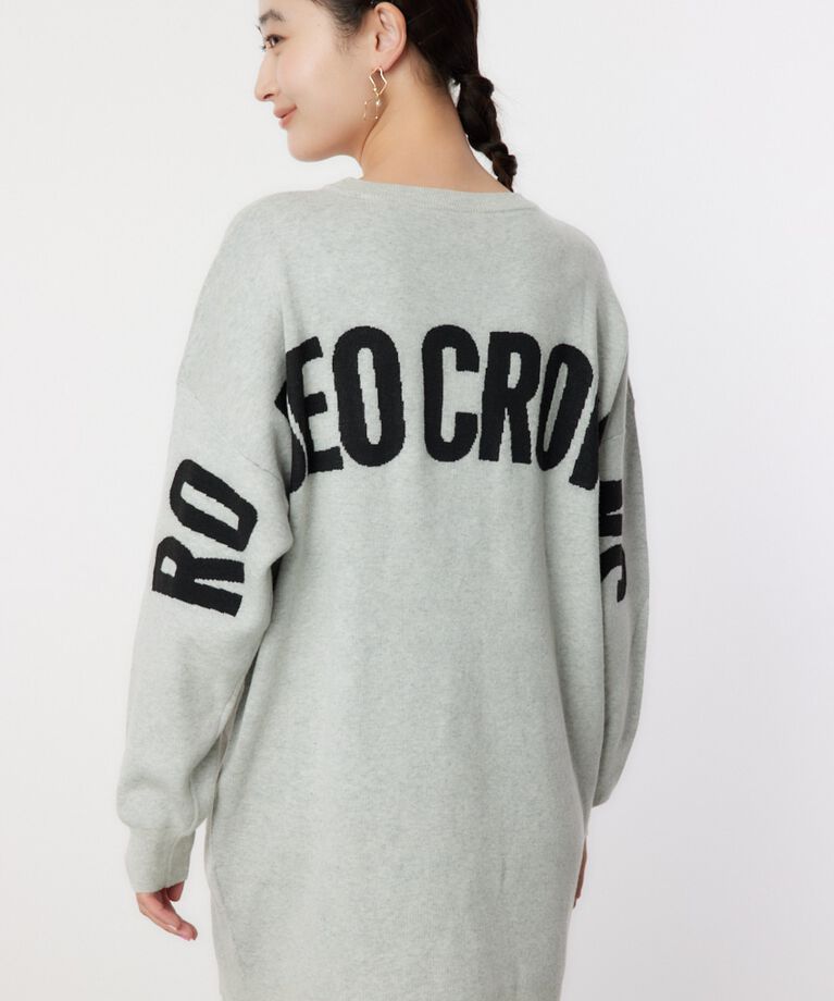RODEO CROWNS「スウェットライクロゴニットワンピース」|ワンピース|