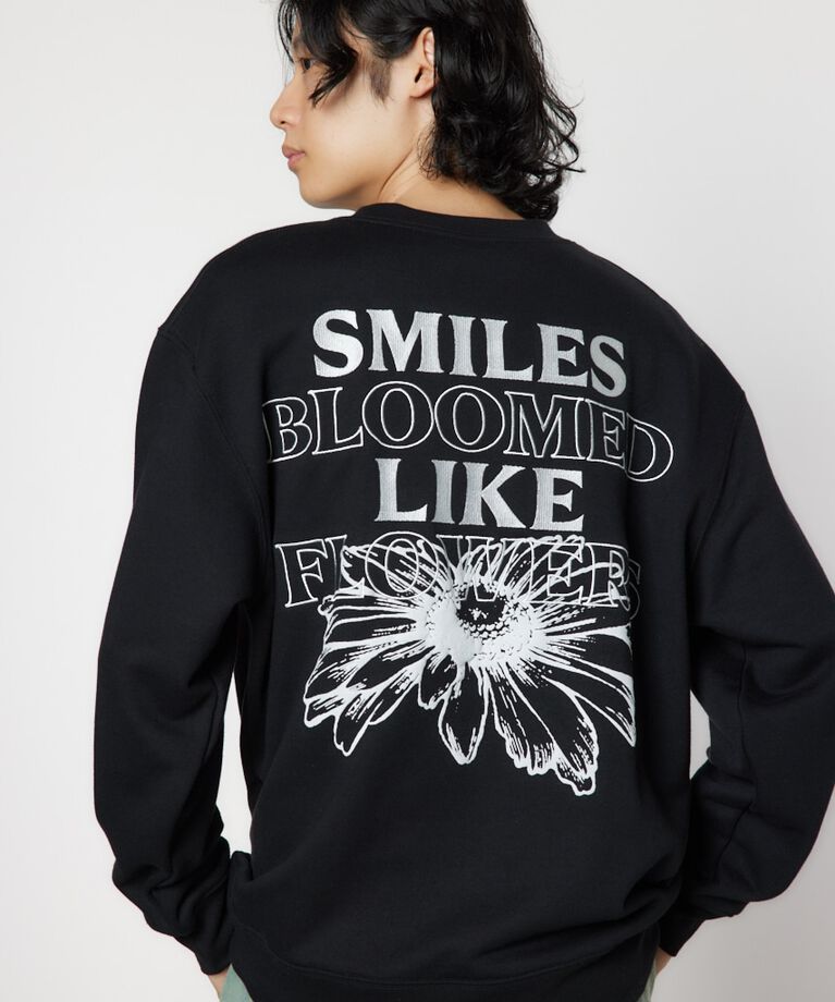 RODEO CROWNS「BLOOMスウェット」|パーカー|BLK