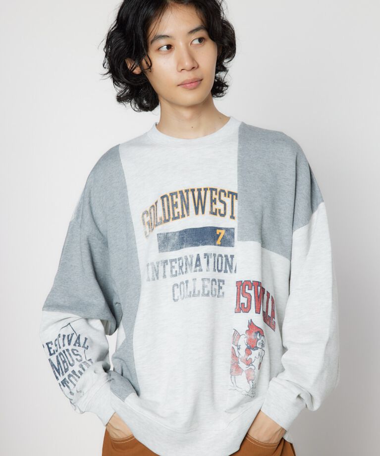 RODEO CROWNS「リメイクライクスウェット」|パーカー|T.GRY