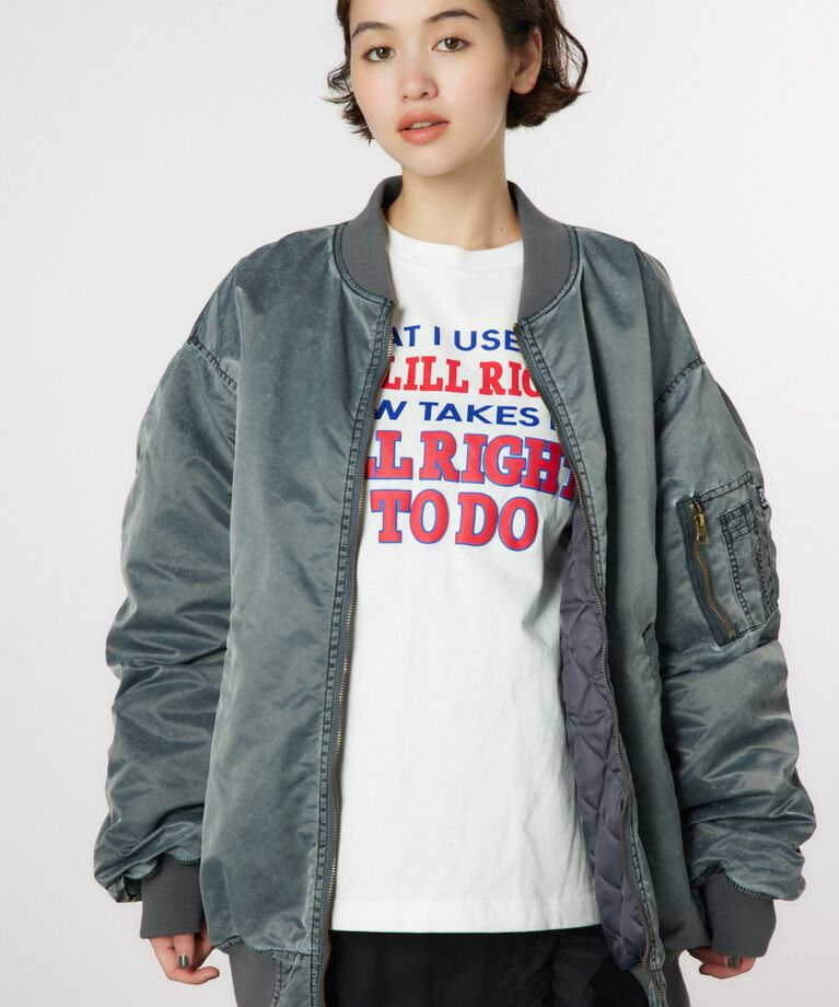 RODEO CROWNS「VINTAGE WASH MA-1」|その他|BLK