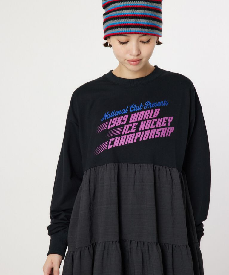 RODEO CROWNS「チュールドッキングロングワンピース」|ワンピース|