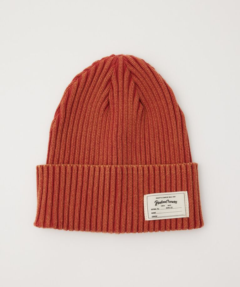 RODEO CROWNS「chemical wash ニットキャップ」|その他|RED
