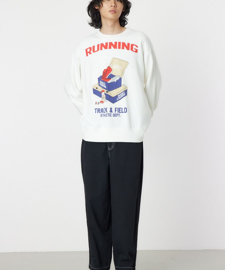 RODEO CROWNS「running boy スウェット」|パーカー|