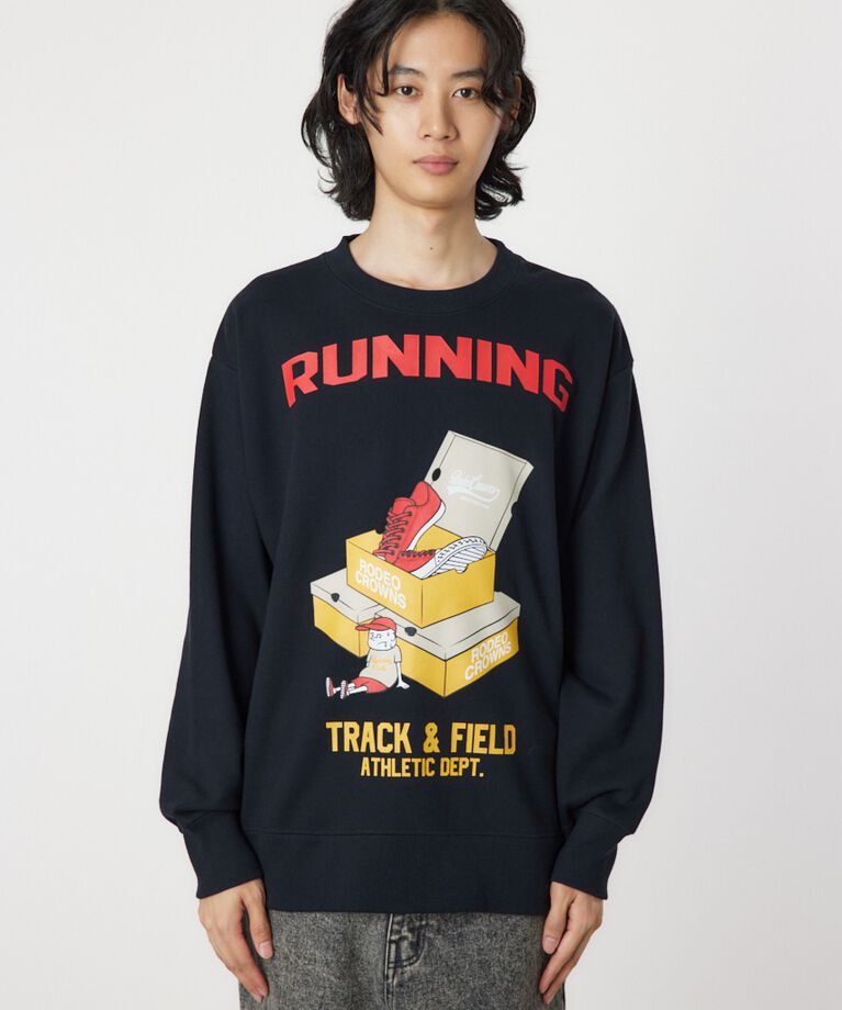 RODEO CROWNS「running boy スウェット」|パーカー|