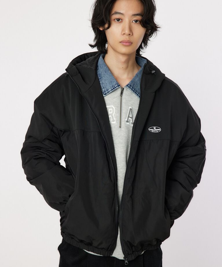RODEO CROWNS「bicolor hooded ジャケット」|ブルゾン・スタジャン|