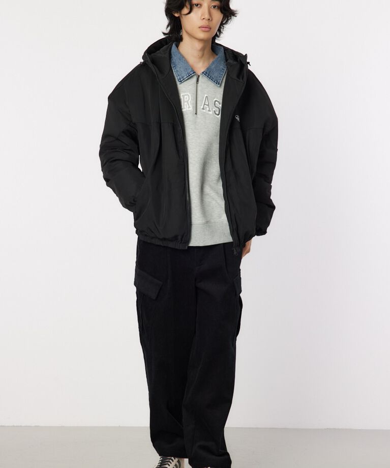 RODEO CROWNS「bicolor hooded ジャケット」|ブルゾン・スタジャン|