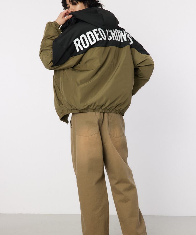 RODEO CROWNS「bicolor hooded ジャケット」|ブルゾン・スタジャン|