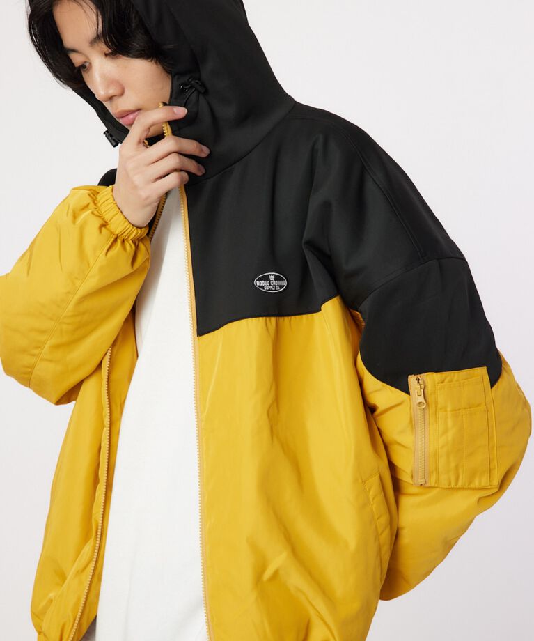 RODEO CROWNS「bicolor hooded ジャケット」|ブルゾン・スタジャン|MST