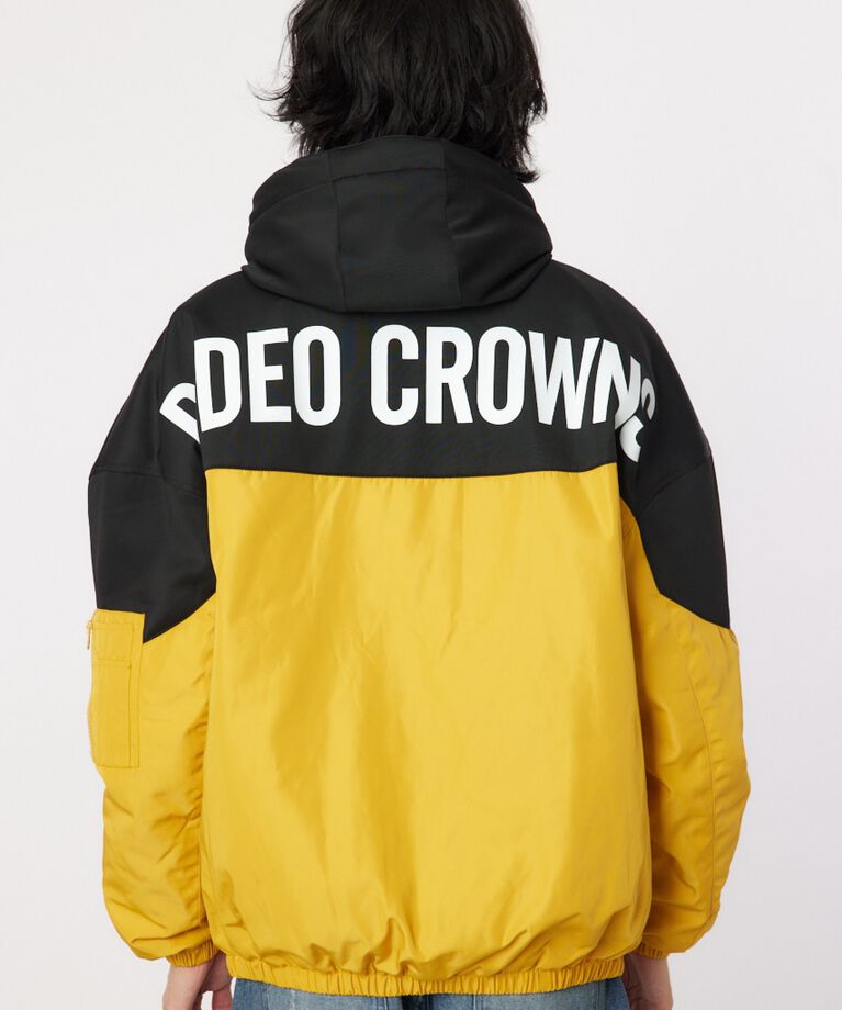 RODEO CROWNS「bicolor hooded ジャケット」|ブルゾン・スタジャン|