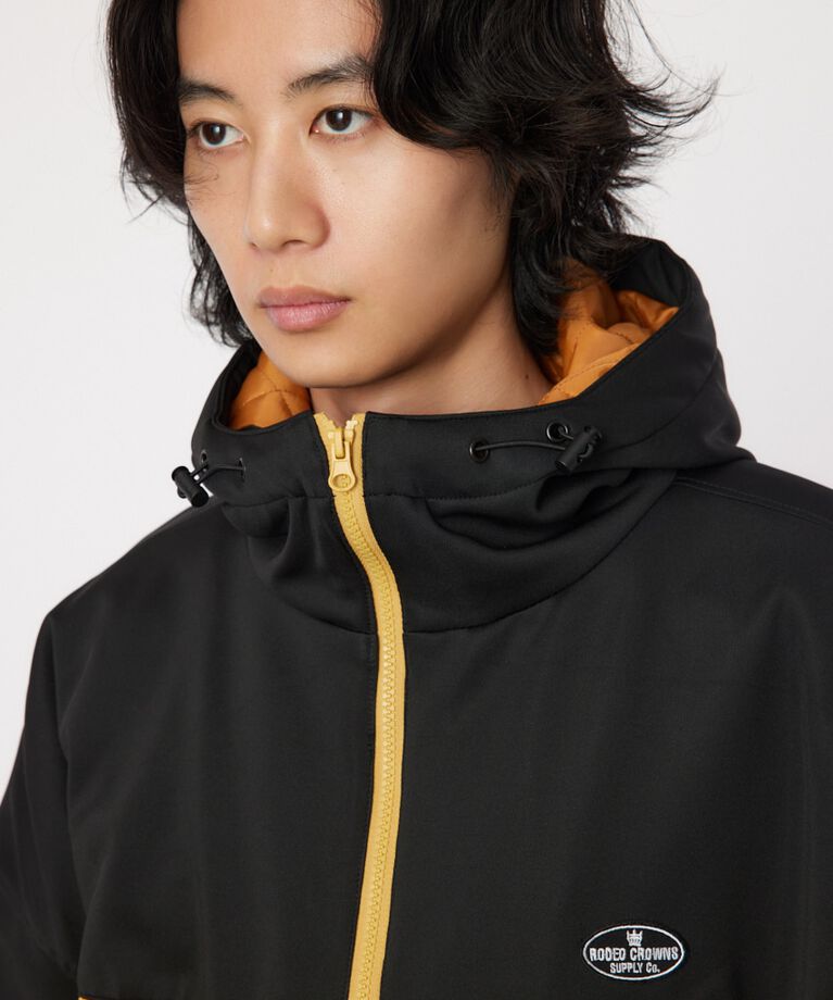 RODEO CROWNS「bicolor hooded ジャケット」|ブルゾン・スタジャン|