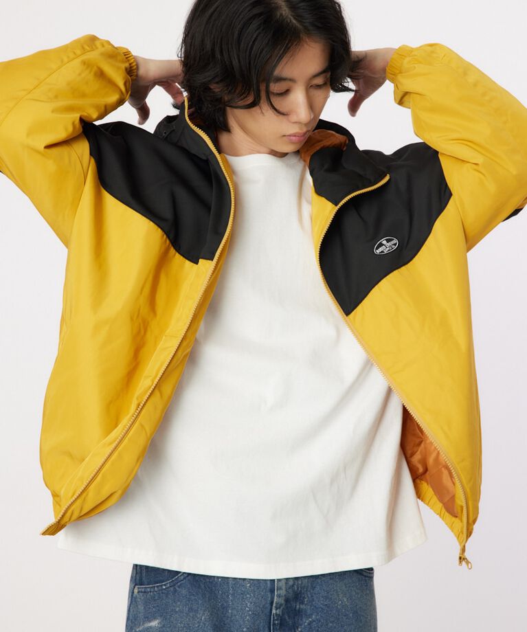 RODEO CROWNS「bicolor hooded ジャケット」|ブルゾン・スタジャン|