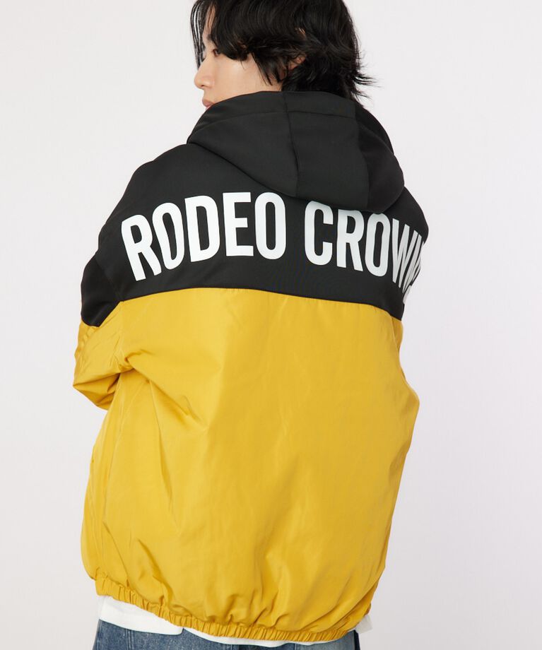 RODEO CROWNS「bicolor hooded ジャケット」|ブルゾン・スタジャン|