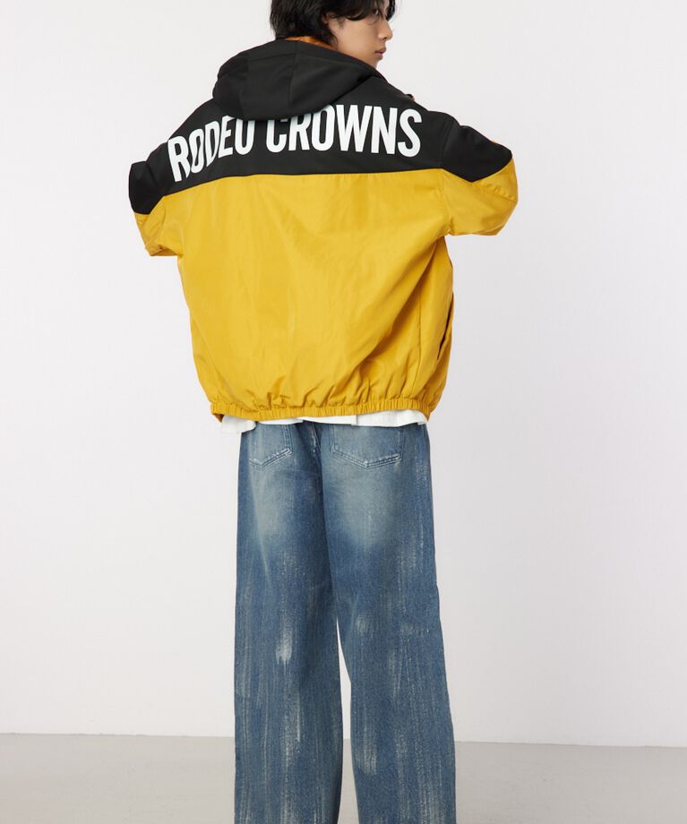 RODEO CROWNS「bicolor hooded ジャケット」|ブルゾン・スタジャン|