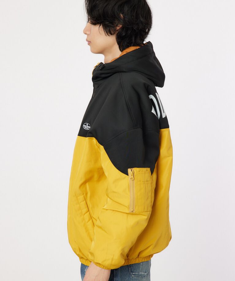 RODEO CROWNS「bicolor hooded ジャケット」|ブルゾン・スタジャン|