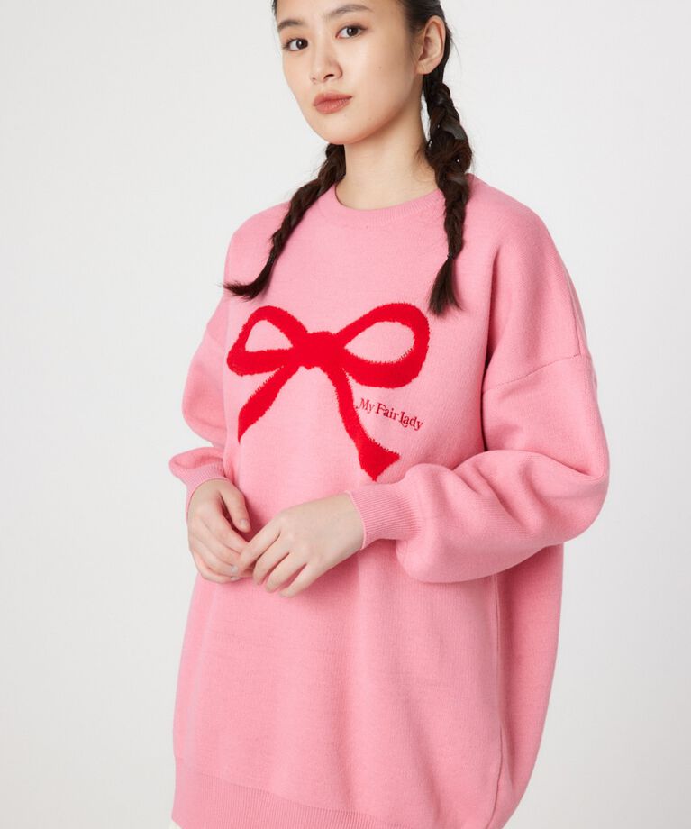 RODEO CROWNS「Ribbonニットチュニックワンピース」|ワンピース|