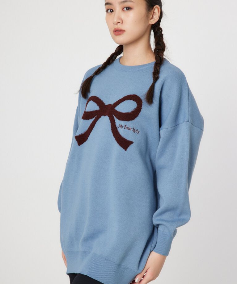 RODEO CROWNS「Ribbonニットチュニックワンピース」|ワンピース|