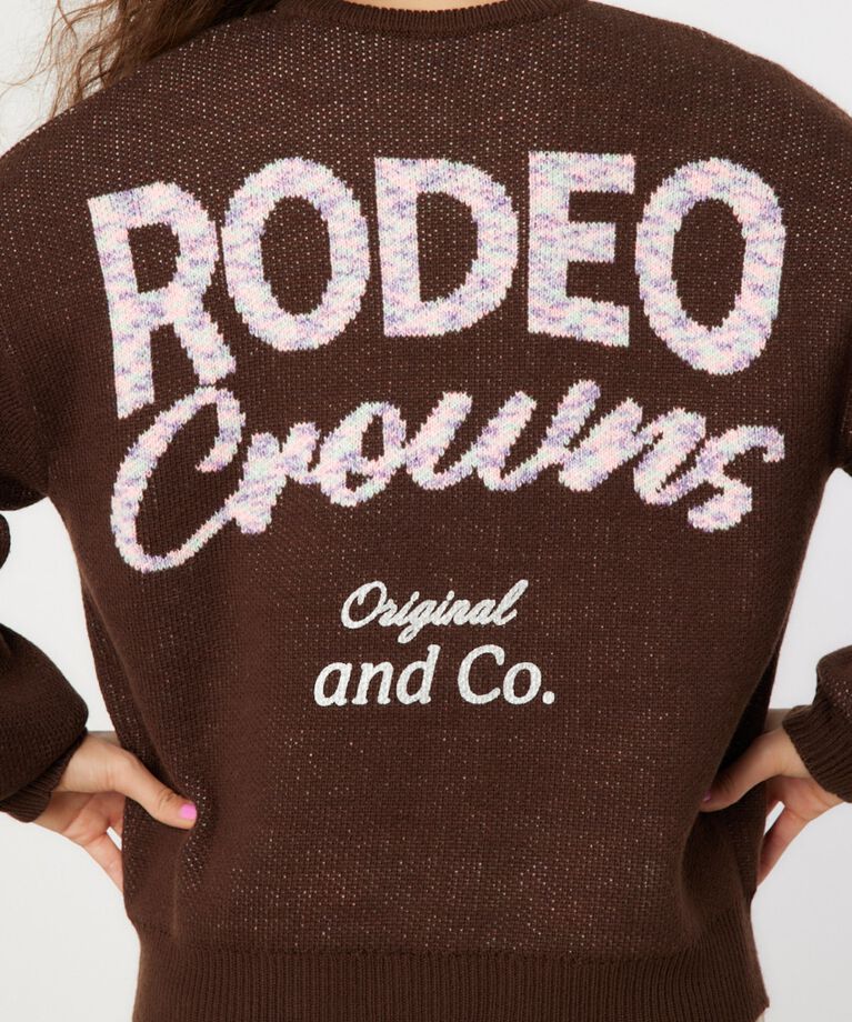 RODEO CROWNS「MIX COLOR LOGOニットトップス」|ニット・セーター|