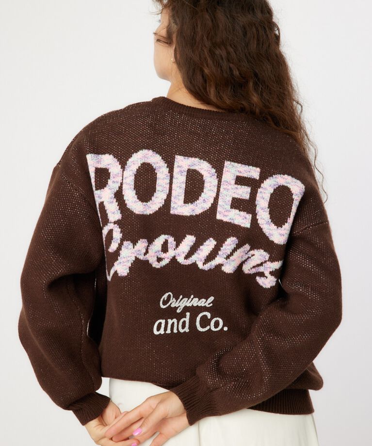 RODEO CROWNS「MIX COLOR LOGOニットトップス」|ニット・セーター|