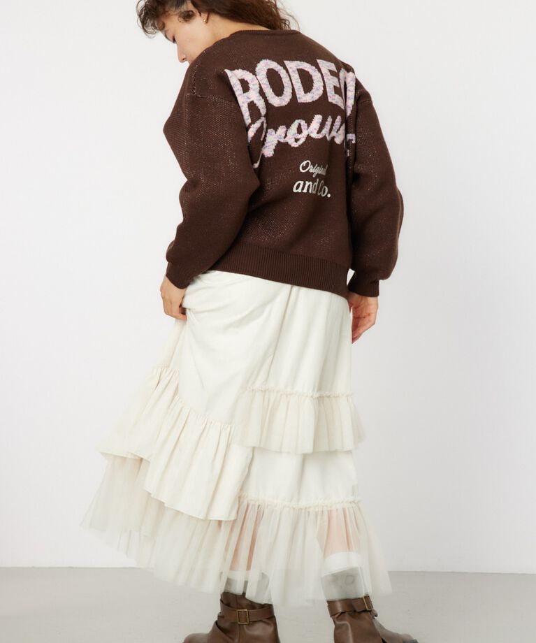 RODEO CROWNS「MIX COLOR LOGOニットトップス」|ニット・セーター|