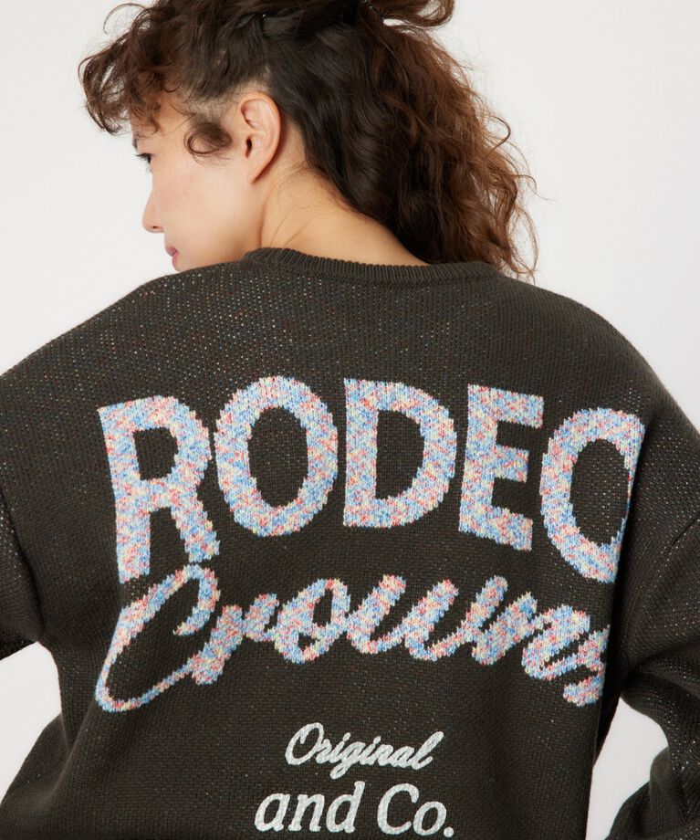 RODEO CROWNS「MIX COLOR LOGOニットトップス」|ニット・セーター|