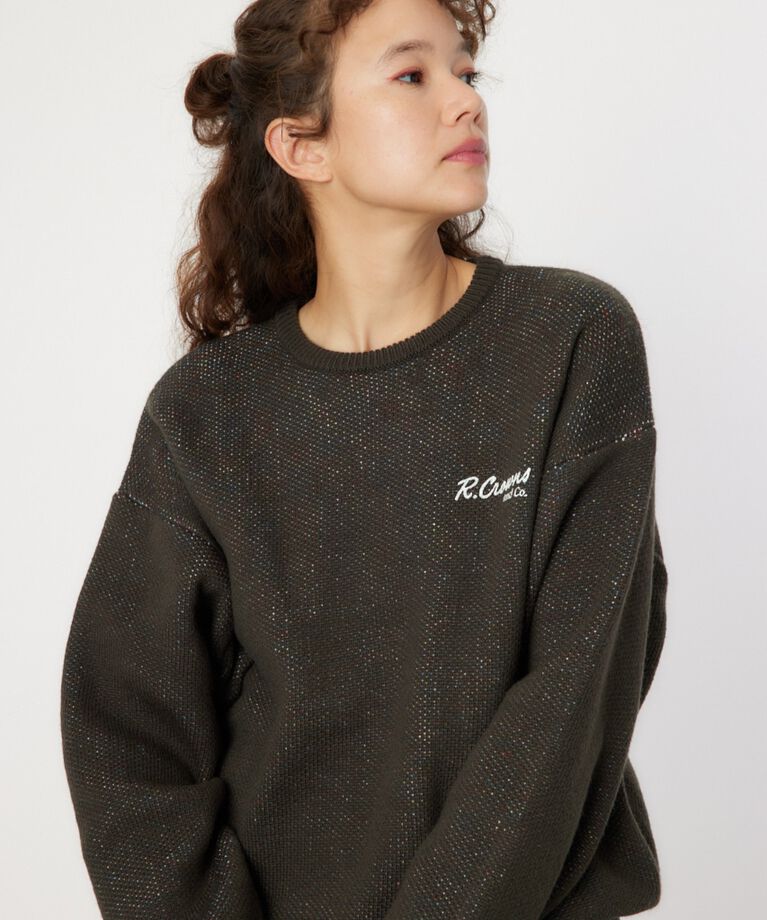 RODEO CROWNS「MIX COLOR LOGOニットトップス」|ニット・セーター|