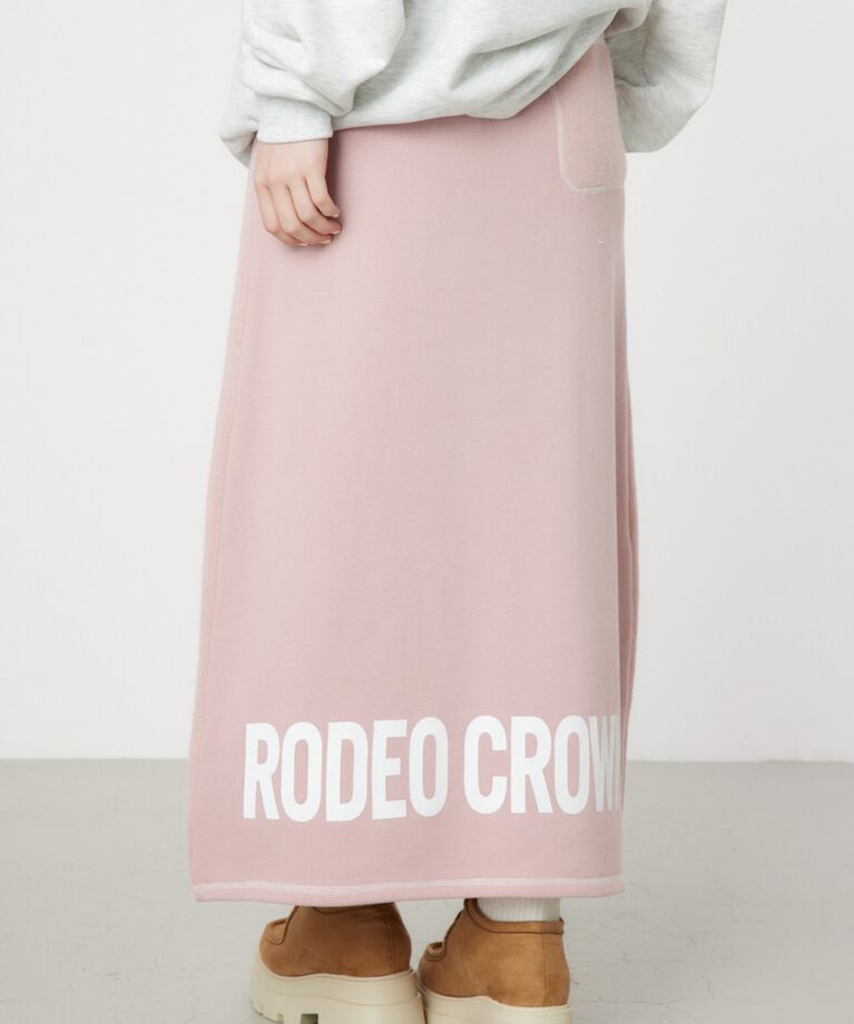 RODEO CROWNS「LOGOニットコンビスカート」|その他|L/PNK1