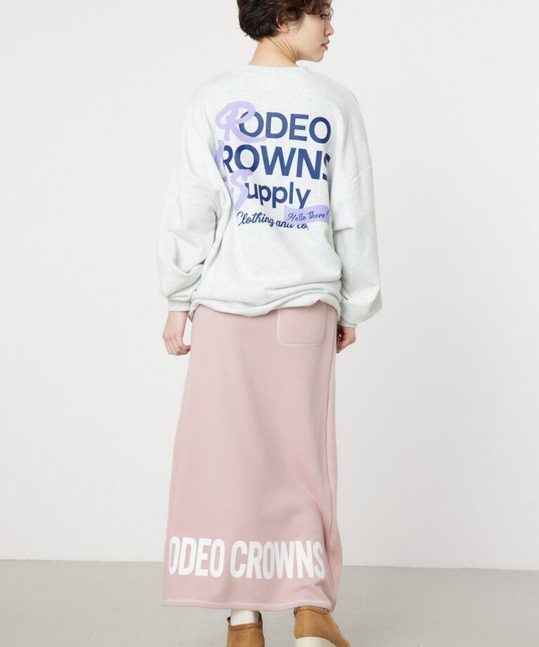 RODEO CROWNS「LOGOニットコンビスカート」|その他|