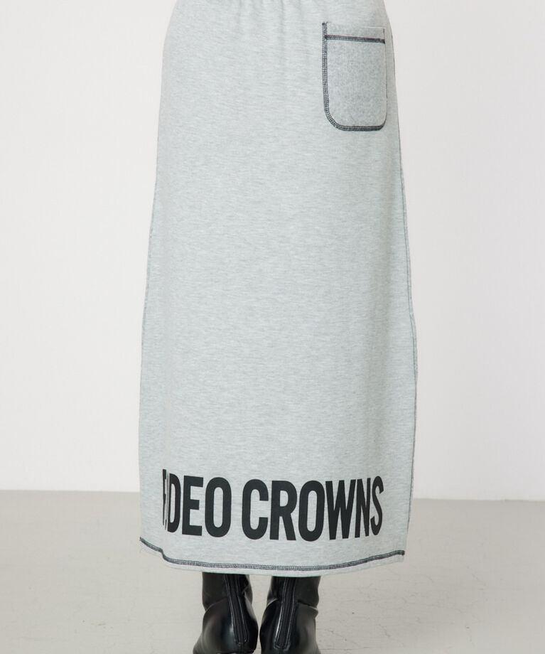 RODEO CROWNS「LOGOニットコンビスカート」|その他|