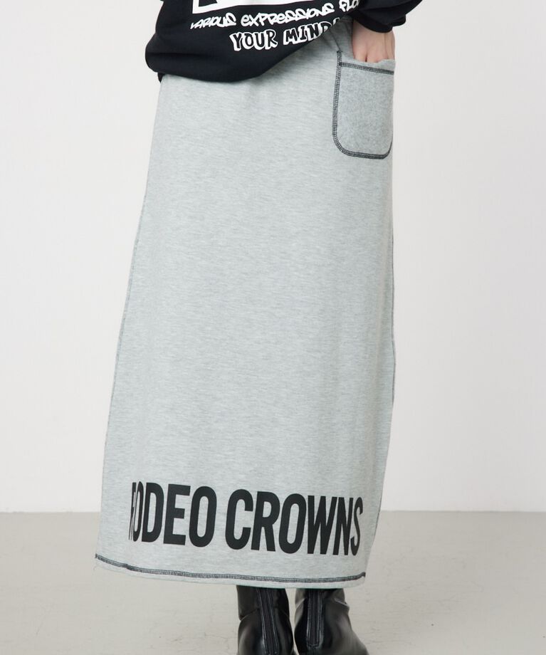 RODEO CROWNS「LOGOニットコンビスカート」|その他|
