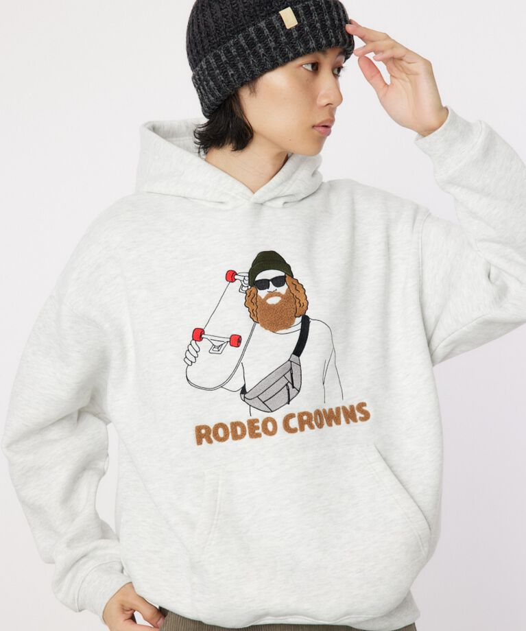 RODEO CROWNS「higesagara フーディー」|パーカー|L/T.GRY1