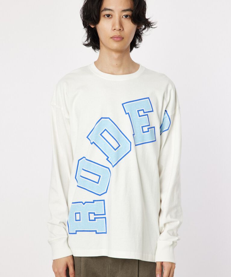 RODEO CROWNS「Bent Logo ロングスリーブTシャツ」|Tシャツ・カットソー|