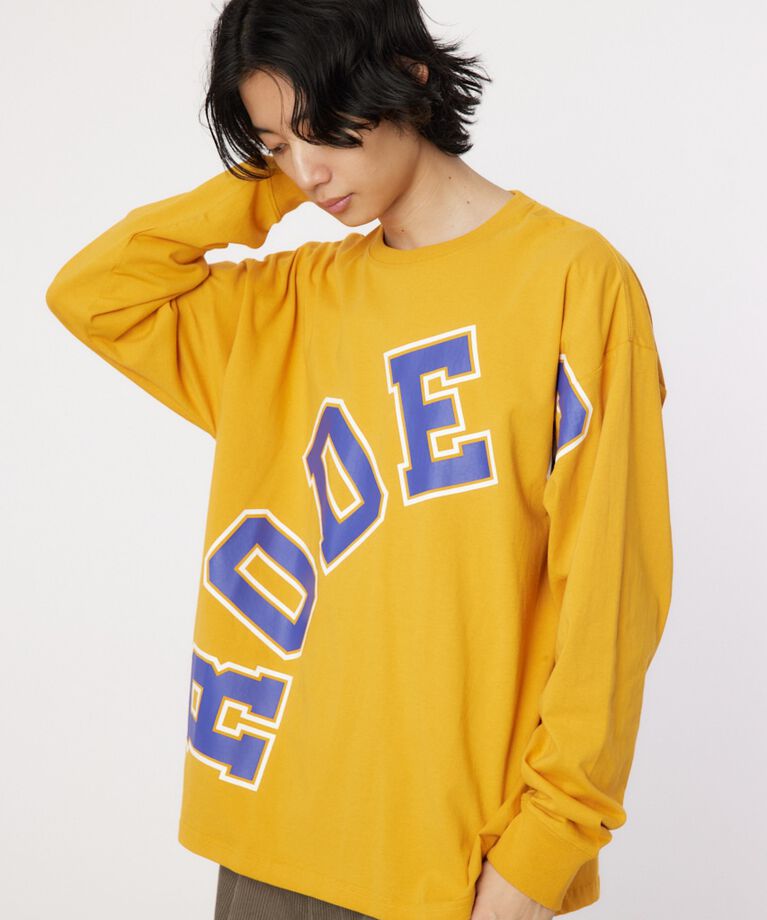 RODEO CROWNS「Bent Logo ロングスリーブTシャツ」|Tシャツ・カットソー|YEL