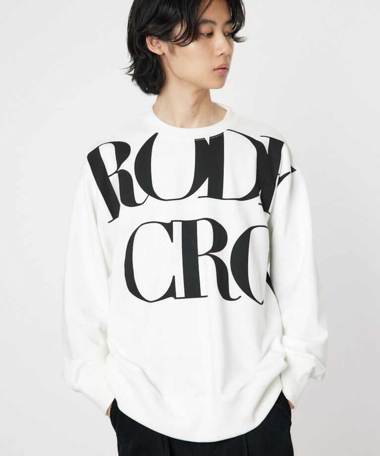 RODEO CROWNS「アッパーロゴスウェット」|パーカー|O/WHT1